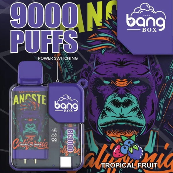 Bang Box 9000 Puffs 0% 2% 3% 5% Nicotina Reîncărcabil LED Pover Display Vape de unică folosință En-gros - HoldVape - 3