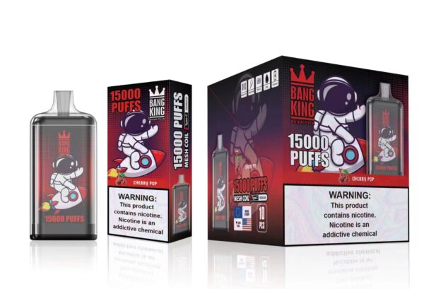 Bang King 15000 Puffs 0% 2% 3% 5% Nicotina Recarregável Vape Descartável Atacado - HoldVape - 11