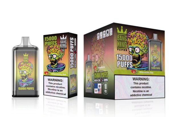 Bang King 15000 Puffs 0% 2% 3% 5% Nicotina Recarregável Vape Descartável Atacado - HoldVape - 5