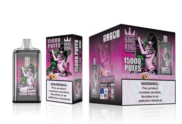 Bang King 15000 Puffs 0% 2% 3% 5% Nicotina Recarregável Vape Descartável Atacado - HoldVape - 8