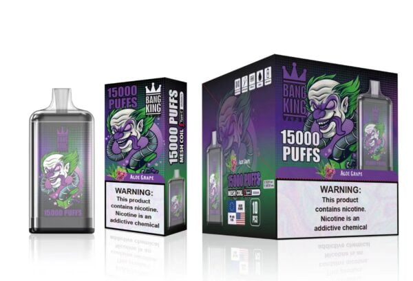 Bang King 15000 Puffs 0% 2% 3% 5% Nicotina Recarregável Vape Descartável Atacado - HoldVape - 9