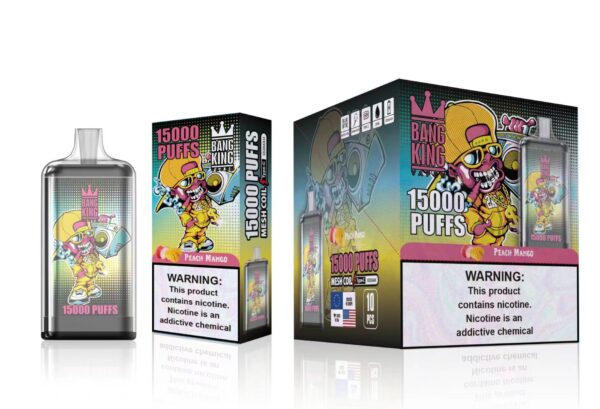 Bang King 15000 Puffs 0% 2% 3% 5% Nicotina Recarregável Vape Descartável Atacado - HoldVape - 13