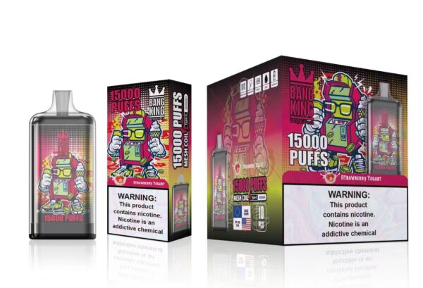 Bang King 15000 Puffs 0% 2% 3% 5% Nicotina Recarregável Vape Descartável Atacado - HoldVape - 14