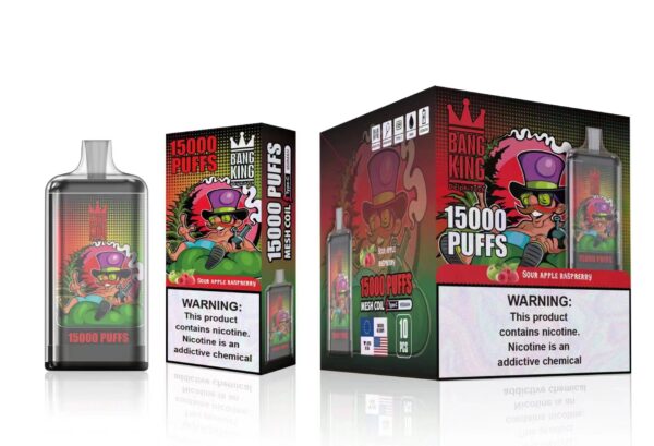 Bang King 15000 Puffs 0% 2% 3% 5% Nicotina Recarregável Vape Descartável Atacado - HoldVape - 16