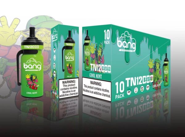 Bang Tn 12000 Puffs 0% 2% 3% 5% Nikotynowy jednorazowy Vape oryginalny E-papieros Hurtownia - HoldVape - 11