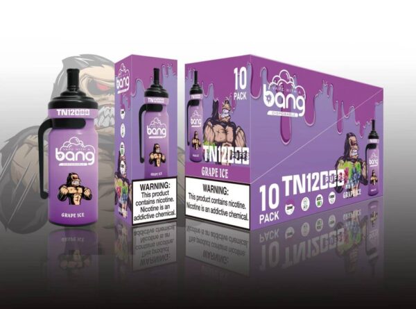 Bang Tn 12000 Puffs 0% 2% 3% 5% Nikotynowy jednorazowy Vape oryginalny E-papieros Hurtownia - HoldVape - 10