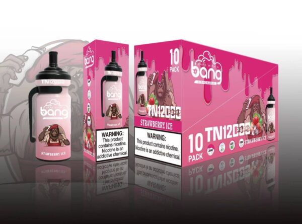 Bang Tn 12000 Puffs 0% 2% 3% 5% Nikotynowy jednorazowy Vape oryginalny E-papieros Hurtownia - HoldVape - 6