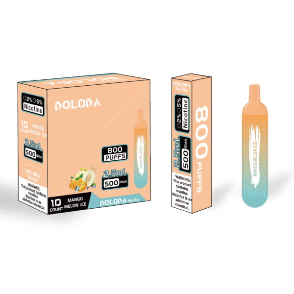 DOLODA Minibar 800 Trekjes 2% Nicotine Oplaadbare Wegwerp E-sigaretten Vape Groothandel - HoldVape - 8