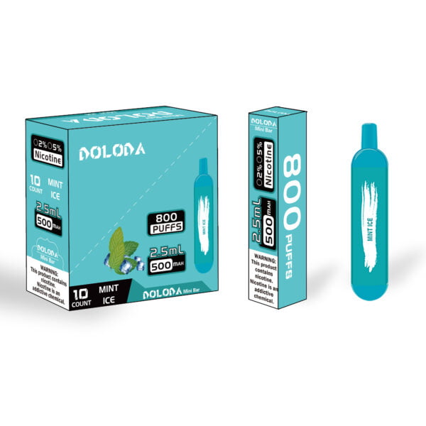 DOLODA Minibar 800 Trekjes 2% Nicotine Oplaadbare Wegwerp E-sigaretten Vape Groothandel - HoldVape - 6