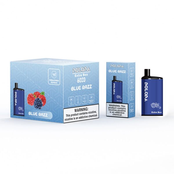 DOLODA Extra Box 6000 Rookwolken 2% 5% Nicotine Oplaadbare Wegwerp Vape Groothandel - HoldVape - 9