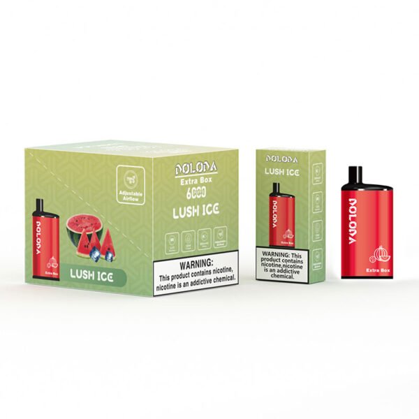 DOLODA Extra Box 6000 Rookwolken 2% 5% Nicotine Oplaadbare Wegwerp Vape Groothandel - HoldVape - 7