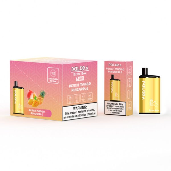 DOLODA Extra Box 6000 Rookwolken 2% 5% Nicotine Oplaadbare Wegwerp Vape Groothandel - HoldVape - 6