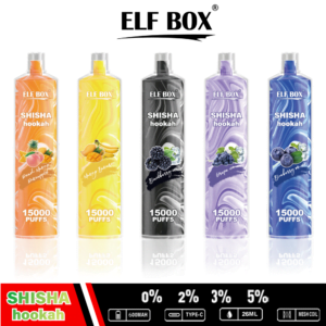 ELF BOX LS15000 Puff Shisha Hookah 0% 2% 5% Nicotine Rechargeable Disposable Vape Wholesale - HoldVape - 18