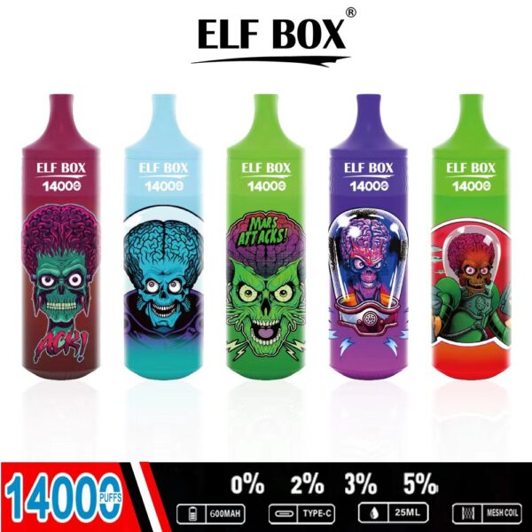 ELF BOX RGB14000 Puffs 0% 2% 3% 5% Nikotin újratölthető eldobható Vape nagykereskedés - HoldVape - 9