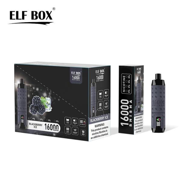 ELF BOX SHISHA 16000 Puffs 0%/2%/3%/5% Nicotine Rechargeable Disposable Vape Wholesale - HoldVape - 6