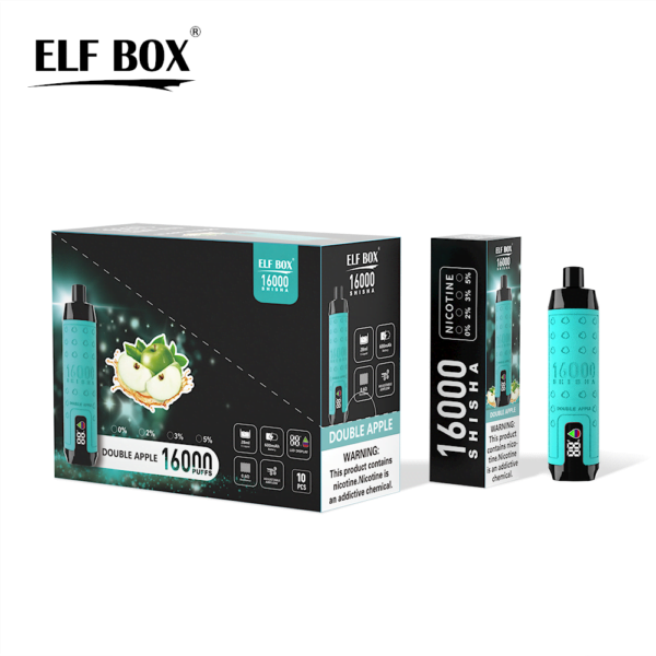 ELF BOX SHISHA 16000 Puffs 0%/2%/3%/5% Nicotine Rechargeable Disposable Vape Wholesale - HoldVape - 11