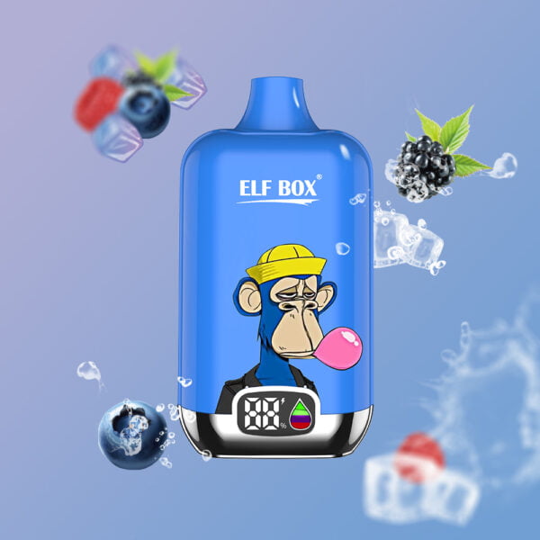 ELF box digital 12000 puffs 0% 2% 3% 5% Nicotine LED display Disposable Vape Wholesale - HoldVape - 14