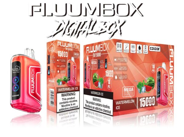 FluuM Digital Box TN 15000 Puffs 0% 2% 3% 5% Никотиновые перезаряжаемые одноразовые капсулы для электронных сигарет Электронная сигарета оптом - HoldVape - 7