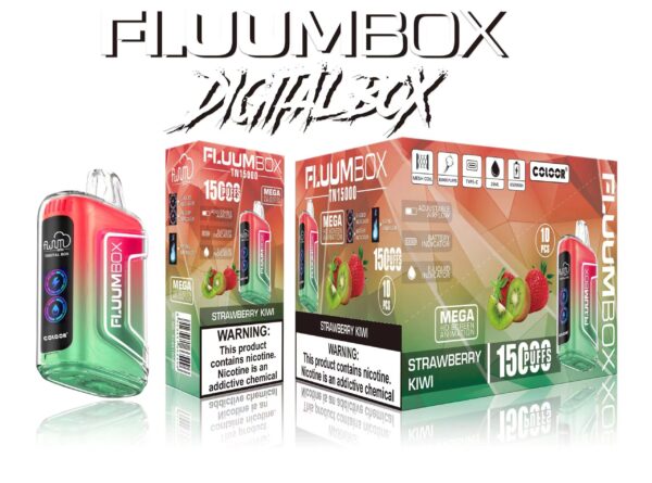 FluuM Digital Box TN 15000 Puffs 0% 2% 3% 5% Никотиновые перезаряжаемые одноразовые капсулы для электронных сигарет Электронная сигарета оптом - HoldVape - 6