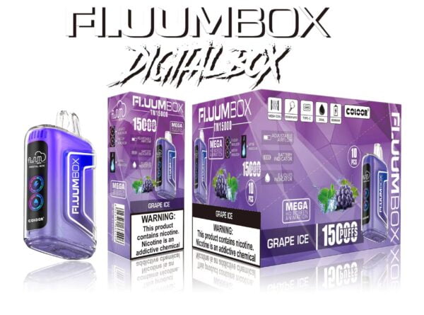 FluuM Digital Box TN 15000 Puffs 0% 2% 3% 5% Никотиновые перезаряжаемые одноразовые капсулы для электронных сигарет Электронная сигарета оптом - HoldVape - 5