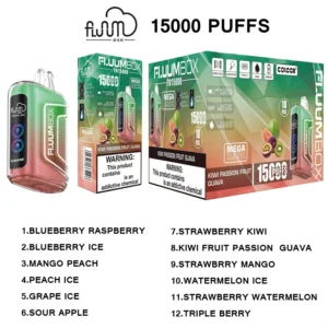 FluuM Digital Box TN 15000 Puffs 0% 2% 3% 5% Никотиновые перезаряжаемые одноразовые капсулы для электронных сигарет Оптовая продажа электронных сигарет - HoldVape - 14