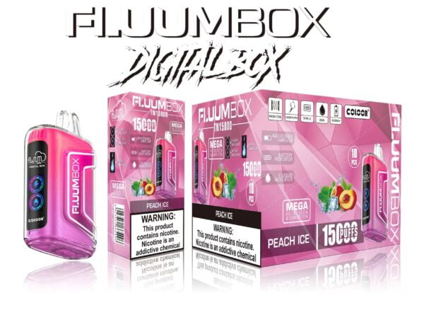 FluuM Digital Box TN 15000 Puffs 0% 2% 3% 5% Никотиновые перезаряжаемые одноразовые капсулы для электронных сигарет Электронная сигарета оптом - HoldVape - 3