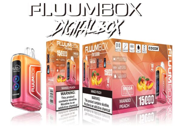 FluuM Digital Box TN 15000 Puffs 0% 2% 3% 5% Никотиновые перезаряжаемые одноразовые капсулы для электронных сигарет Электронная сигарета оптом - HoldVape - 13