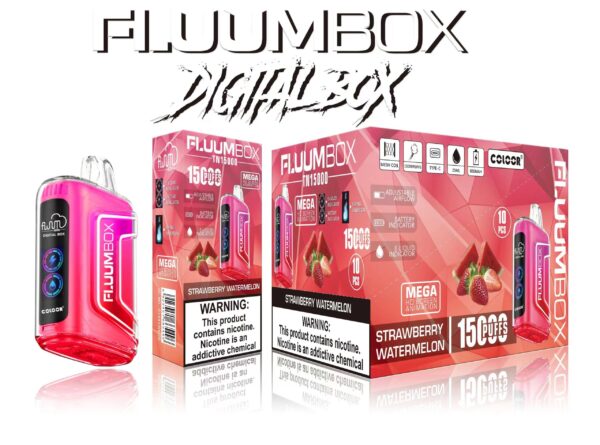 FluuM Digital Box TN 15000 Puffs 0% 2% 3% 5% Никотиновые перезаряжаемые одноразовые капсулы для электронных сигарет Оптовая продажа электронных сигарет - HoldVape - 12