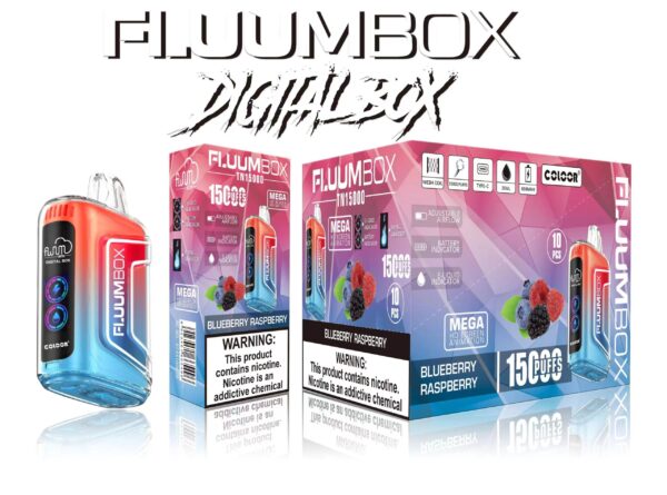 FluuM Digital Box TN 15000 Puffs 0% 2% 3% 5% Никотиновые перезаряжаемые одноразовые капсулы для электронных сигарет Электронная сигарета оптом - HoldVape - 8