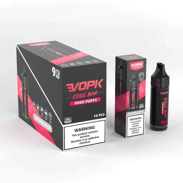 VOPK COOL BAR-9000 PUFFS 0% 2% 3% 5% Nicotine Disposable Vape Wholesale - HoldVape - 10