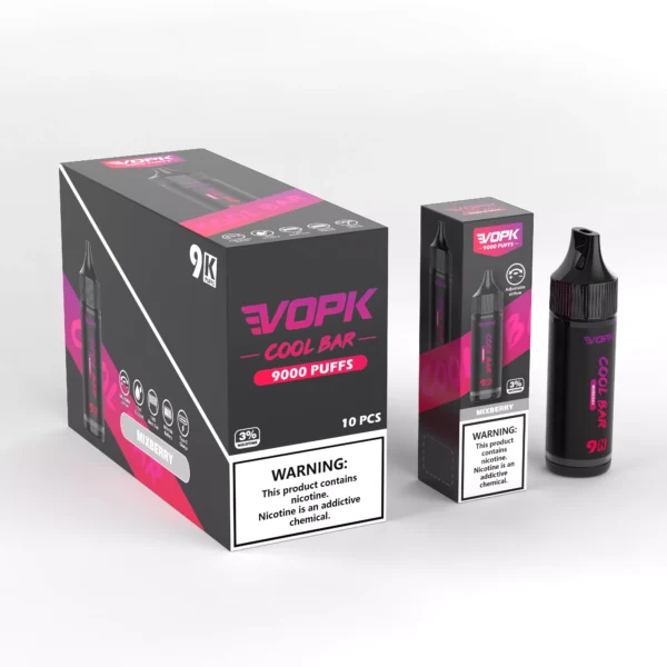 VOPK COOL BAR-9000 PUFFS 0% 2% 3% 5% Nicotine Disposable Vape Wholesale - HoldVape - 7