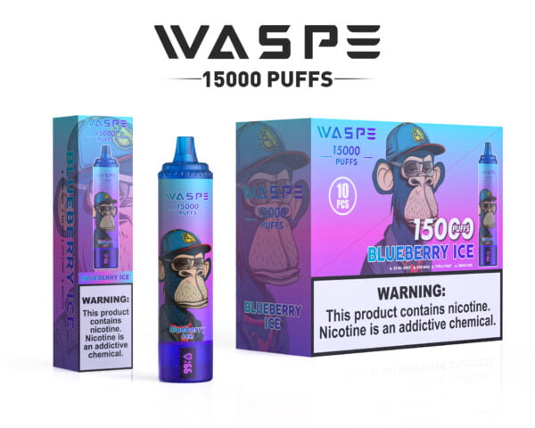 WASPE 15000 PUFFS 0% 2% 3% 5% Nicotine Disposable Vape Wholesale - HoldVape - 8