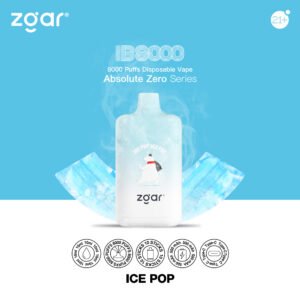 ZGAR ICE BOX 8000 Puffs 2% Nikotynowy akumulator jednorazowy Vape Hurt - HoldVape - 17