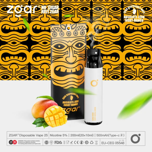 ZGAR ZG25 3000 Puffs 5% Nikotin Genopladelig Engangs Pod Engros - HoldVape - 20