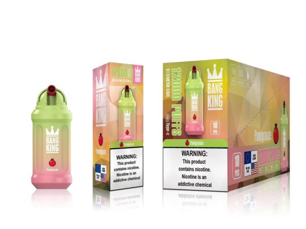 Bang King 12000 Puffs 0% 2% 3% 5% Никотиновая перезаряжаемая одноразовая вейп оптом - HoldVape - 16