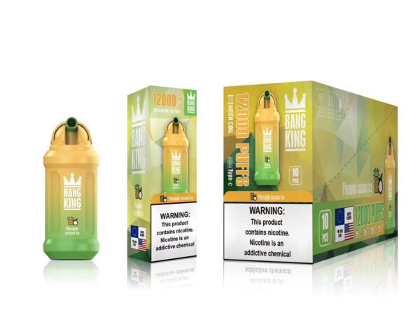 Bang King 12000 Puffs 0% 2% 3% 5% Никотиновая перезаряжаемая одноразовая вейп оптом - HoldVape - 18