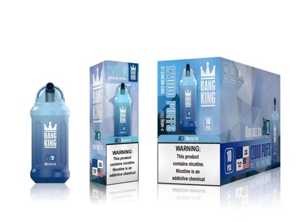 Bang King 12000 Puffs 0% 2% 3% 5% Никотиновая перезаряжаемая одноразовая вейп оптом - HoldVape - 4