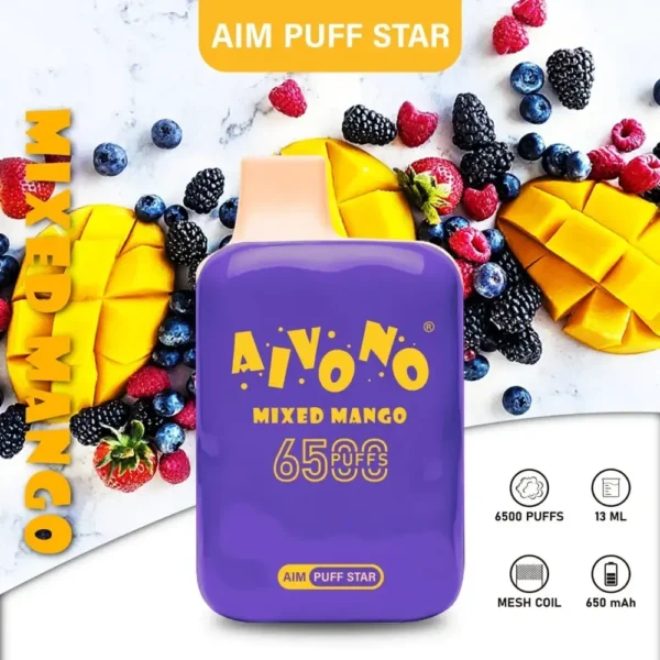 AIVONO AIM PUFFSTAR 6500 Puffs 0% 2% 5% Penna per vaporizzatori usa e getta ricaricabile a basso contenuto di nicotina all'ingrosso Acquista all'ingrosso - HoldVape - 2