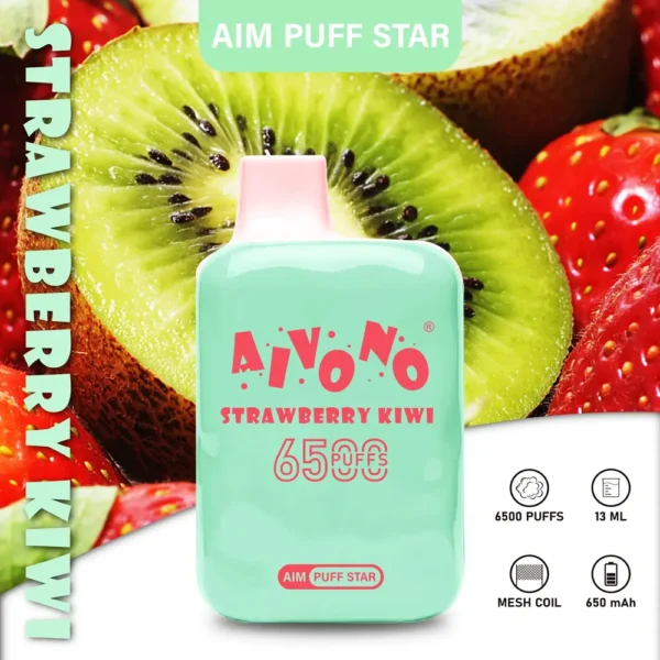 AIVONO AIM PUFFSTAR 6500 Puffs 0% 2% 5% Penna per vaporizzatori usa e getta ricaricabile a basso contenuto di nicotina all'ingrosso Acquista all'ingrosso - HoldVape - 7