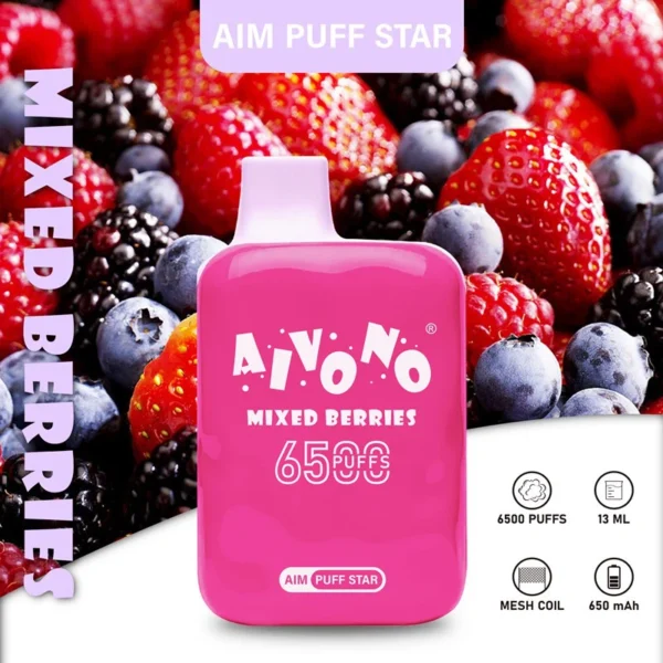 AIVONO AIM PUFFSTAR 6500 Puffs 0% 2% 5% Penna per vaporizzatori usa e getta ricaricabile a basso contenuto di nicotina all'ingrosso Acquista all'ingrosso - HoldVape - 8