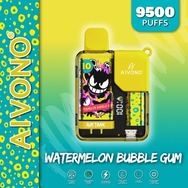 AIVONO AIM TANK 9500 Puffs 0% 2% 3% 5% Перезаряжаемые одноразовые ручки для электронных сигарет с низким содержанием никотина. Купить оптом - HoldVape - 13