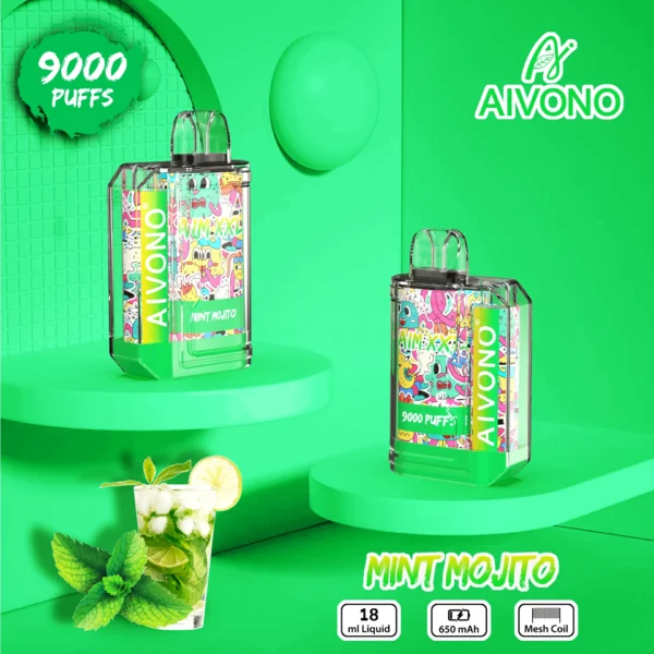 AIVONO AIM XXL 9000 Puffs 0% 2% 3% 5% Penna per vaporizzatori usa e getta ricaricabile a basso contenuto di nicotina all'ingrosso Acquista all'ingrosso - HoldVape - 5