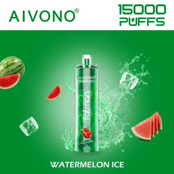 AIVONO FATMAN 15000 Puffs 0% 2% 3% 5% Перезаряжаемые одноразовые ручки для электронных сигарет с низким содержанием никотина, оптовая покупка оптом - HoldVape - 6