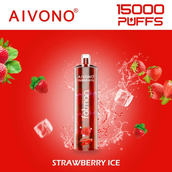 AIVONO FATMAN 15000 Puffs 0% 2% 3% 5% Перезаряжаемые одноразовые ручки для электронных сигарет с низким содержанием никотина, оптовая покупка оптом - HoldVape - 7