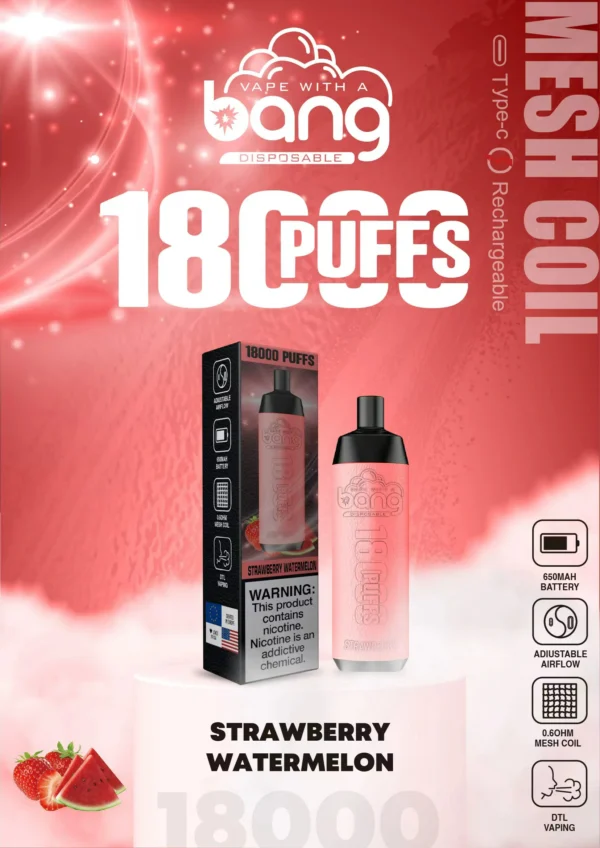 Bang Crown Bar 18000 Puffs 0% 2% 3% 5% Penna per vaporizzatori usa e getta ricaricabile a basso contenuto di nicotina all'ingrosso Acquista all'ingrosso - HoldVape - 10