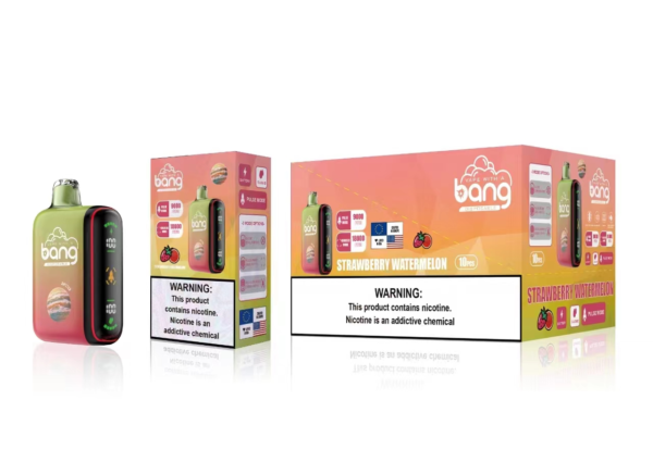 Bang 18000 Puffs Dual Mesh Digital Box 0% 2% 3% 5% Caneta Vapes descartáveis ​​recarregáveis ​​com baixo teor de nicotina em massa Compre no atacado - HoldVape - 10