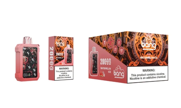 Bang Gear Tick Tock 20000 Puffs 0% 2% 3% 5% Caneta Vapes descartáveis ​​recarregáveis ​​com baixo teor de nicotina em massa Compre no atacado - HoldVape - 3