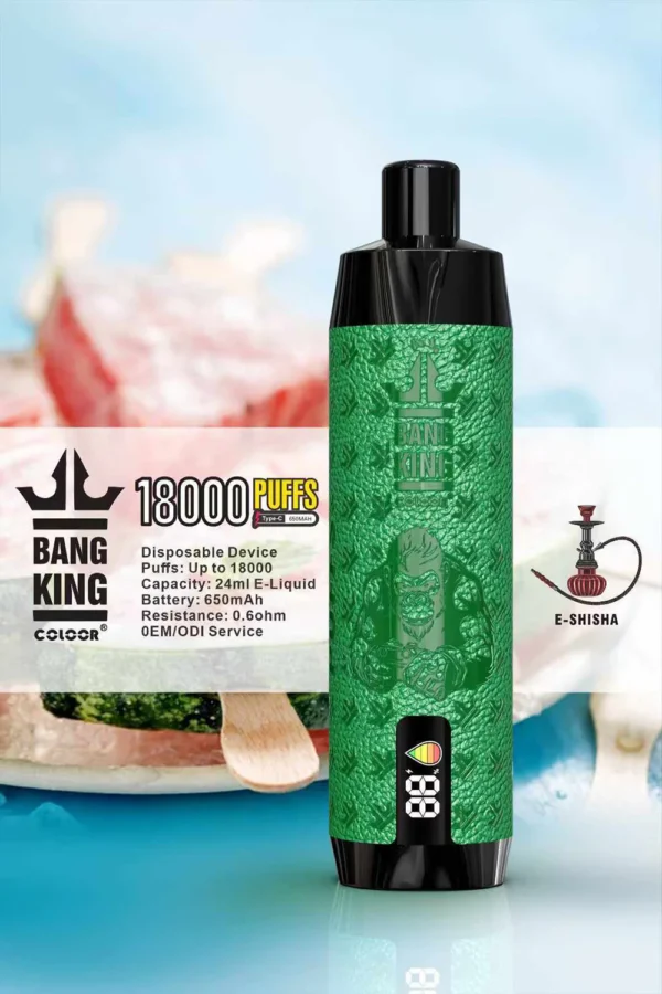 Bang King Crown Bar 18000 Puffs 0% 2% 3% 5% Caneta Vapes descartáveis ​​recarregáveis ​​com baixa nicotina em massa Compre no atacado - HoldVape - 4