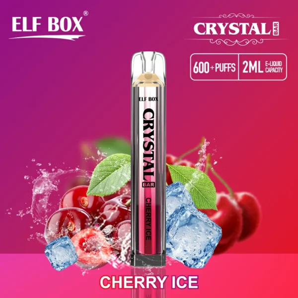 ELF BOX CRYSTAL BAR 600 Rookwolken 0% 2% 5% Nicotine Oplaadbare Wegwerpvape Bulk Koop Groothandel - HoldVape - 5