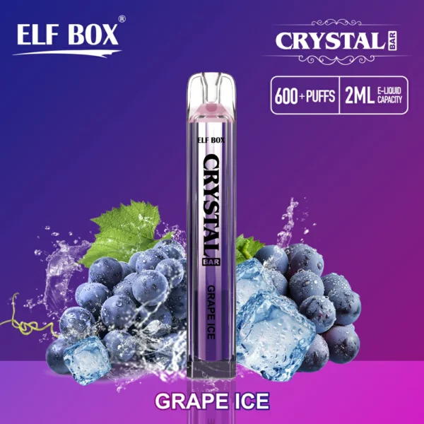 ELF BOX CRYSTAL BAR 600 Rookwolken 0% 2% 5% Nicotine Oplaadbare Wegwerpvape Bulk Koop Groothandel - HoldVape - 6